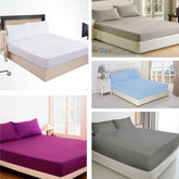 iSleep Solid Color 100% Cotton Fitted Sheet Set (Various Colors) - Kids Haven